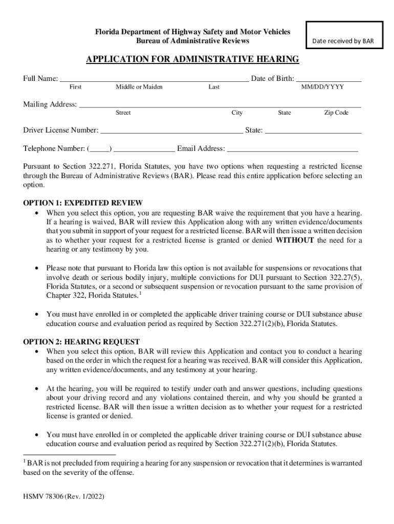 Apply for Hardship License Online 2022